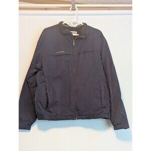 Columbia windbreaker jacket size extra large dark blue
